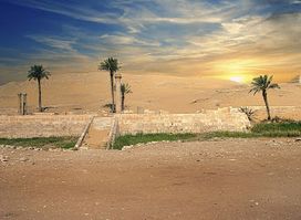 Ruins of King Unas Valley Temple