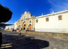 Ruinas de La Antigua Catedral Metropolitana de Santiago de Los Caballeros de Guatemala.