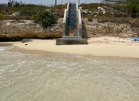 Stairs into the sea