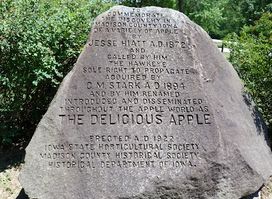 Discovery of the Delicious Apple Historical Marker