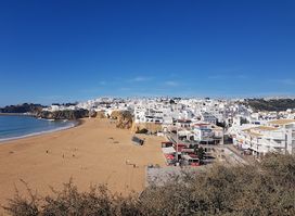 Escalator to Albufeira Old Town