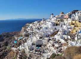 Santorini caldera