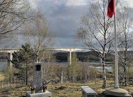 Minnesmerke over krigsfanger i Saltstraumenområdet