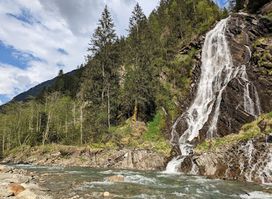 Staniskabach wasserfall (Schleierfall, Haslacherfall)