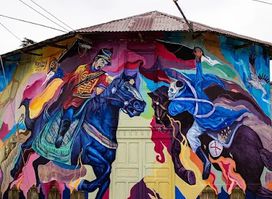 Mural: colores para el Pueblo de Reyes