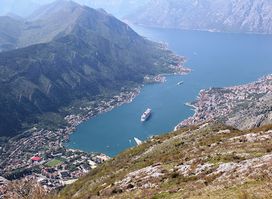 View point for Kotor and Tivat Bay