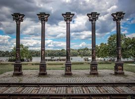 The Zemun Train Station Monument