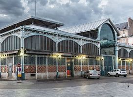 Dijon central indoor market hall