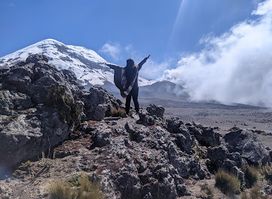Vista al Chimborazo