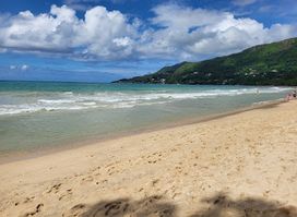Beach at Berjaya Beau Vallon Hotel
