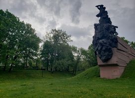 The memorial to the victims of the tragedy Kurenivska