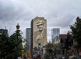 Leonard Cohen Mural