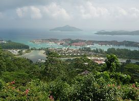 View Point Over Victoria And Eden Island