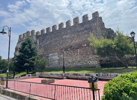 Gate on city old wall