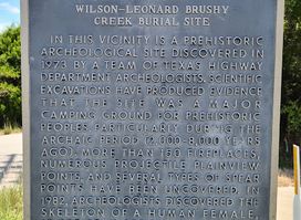 Wilson-Leonard Brushy Creek Burial Site