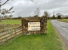 Welcome To England Sign