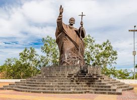 Statue of Pope John Paul II