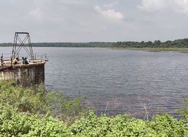 Gorewada lake and dam