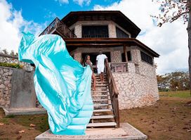 Godwin tours Jamaica.