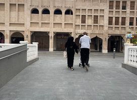 Seating area souq waqif