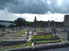 Drumlane Abbey and Round Tower