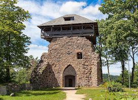 Castle Of The Livonian Order In Sigulda