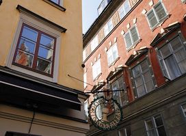 The cannon ball in Gamla Stan