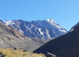 El Morado hanging glacier