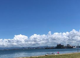 Playita en aeronaval san cristobal fuerte sherman