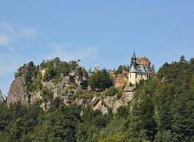 The ruin of the rock castle Vranov