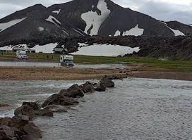 Landmannalaugar roadside parking