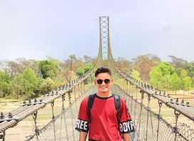 Viral Large Suspension bridge