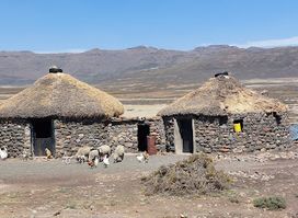 Bellina's Lesotho village