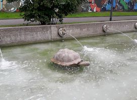 Brunnen auf dem Viehofer Platz