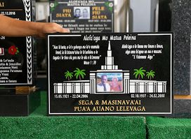 Samoa Memorial Headstone