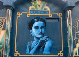 Street Art Connaught Place - Tribute to Jewish Indian Actors by DSA