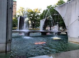Victory Square fountain