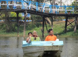 Boating point at Amarabati Park