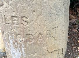 Old Sandstone Mile Marker