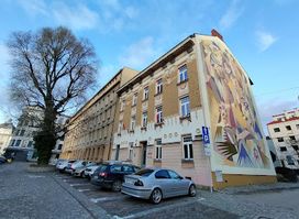 Mural z okazji połączenia miast Bielsko i Biała