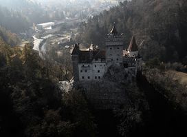 Halloween party at Dracula's Castle in Transylvania