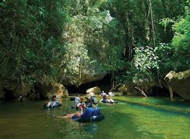 Cave Tubing in Belize