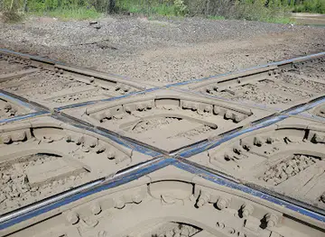 Sandpoint Diamond Railroad Crossing