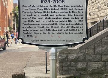 tennessee/middle-tennessee/landmark/bettie-mae-page-historical-marker