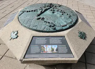 Metal Map of Downtown Ottawa