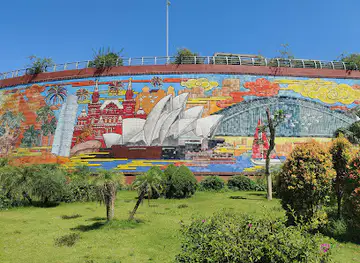 Viet Nam Heritage and World Natural Heritage ceramic mural