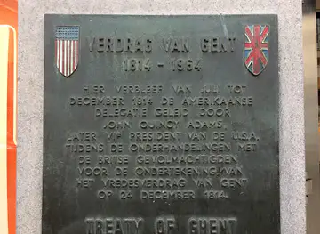 Treaty of Ghent Marker