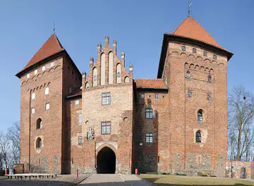 Teutonic castle in Nidzica (Warmian-Masurian Voivodeship)