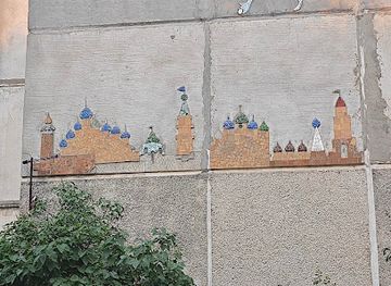 kyrgyzstan/bishkek/landmark/man-on-a-white-horse