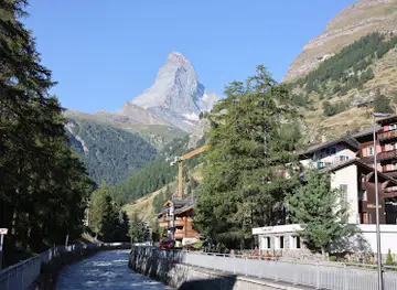 Scenic view of Matterhorn
